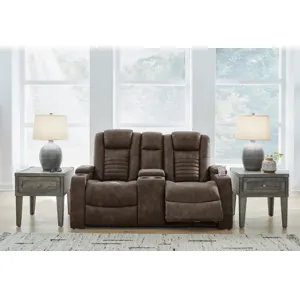 Soundcheck Power Reclining Loveseat with Console