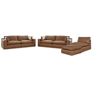Emilia 3-Piece Sectional Sofa, 2-Piece Sectional Loveseat and Ottoman