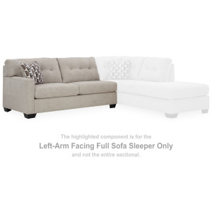 Mahoney Left-Arm Facing Full Sofa Sleeper