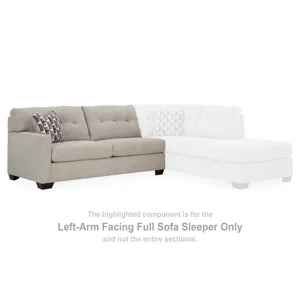 Mahoney Left-Arm Facing Full Sofa Sleeper