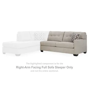 Mahoney Right-Arm Facing Full Sofa Sleeper