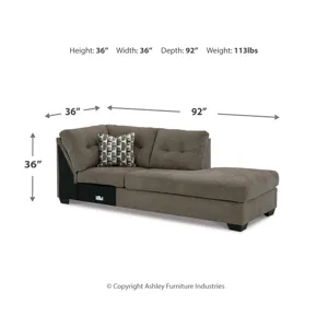 Mahoney 2-Piece Sleeper Sectional and Ottoman