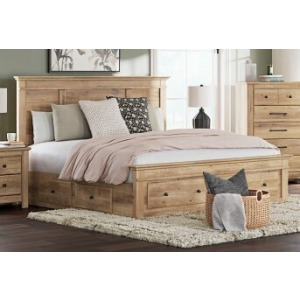 Makidern King Panel Storage Bed