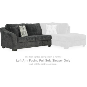 Biddeford Left-Arm Facing Full Sofa Sleeper