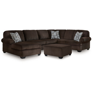 Kimlee 3-Piece Sectional and Ottoman