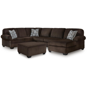 Kimlee 3-Piece Sectional and Ottoman