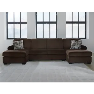 Kimlee 3-Piece Sectional with Double Chaise