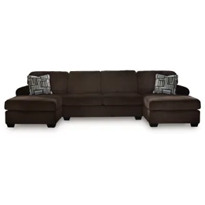 Kimlee 3-Piece Sectional with Double Chaise