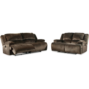 Clonmel Power Reclining Sofa and Loveseat