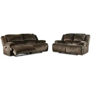 Clonmel Power Reclining Sofa and Loveseat