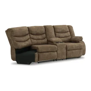 Partymate Right-Arm Facing Reclining Loveseat with Half Wedge Console