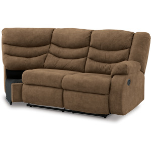 Partymate Right-Arm Facing Reclining Loveseat with Half Wedge