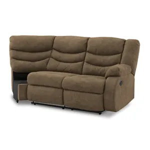 Partymate Right-Arm Facing Reclining Loveseat with Half Wedge