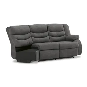 Partymate Right-Arm Facing Reclining Loveseat with Half Wedge