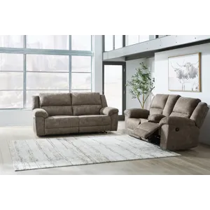 Laresview Reclining Sofa and Loveseat