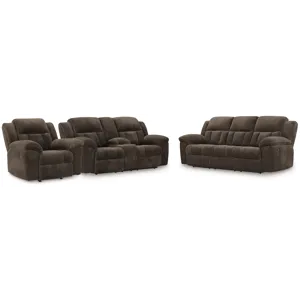 Frohn Reclining Sofa, Loveseat and Recliner