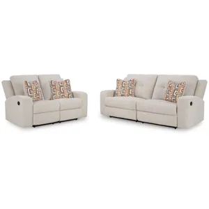 Danum Reclining Sofa and Loveseat