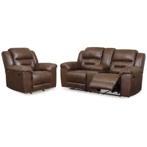 Stoneland Reclining Loveseat and Recliner
