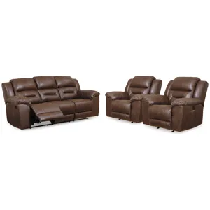 Stoneland Reclining Sofa and 2 Power Recliners