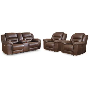 Stoneland Power Reclining Loveseat and 2 Power Recliners