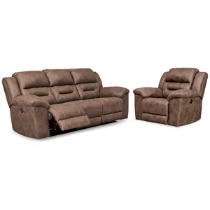 Stoneland Power Reclining Sofa and Power Recliner