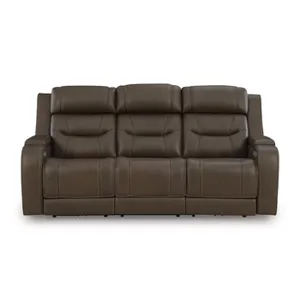 Knightington Power Reclining Sofa with Audio Seating