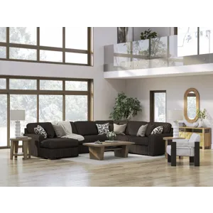 Midnight-Madness 4-Piece Sectional with Chaise