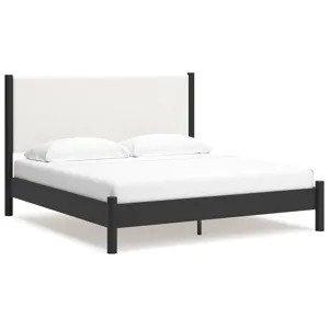 Cadmori King Upholstered Panel Bed