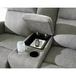 Gauntlet Reclining Loveseat with Console