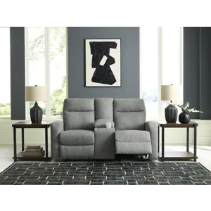 Gauntlet Reclining Loveseat with Console