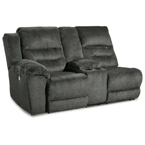 Nettington Left-Arm Facing Power Reclining Loveseat with Console