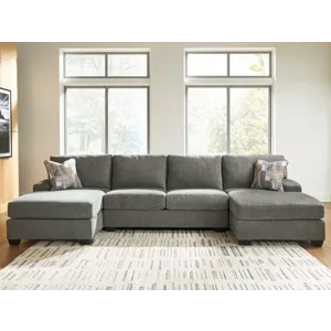 Clarington 3-Piece Sectional with Double Chaise