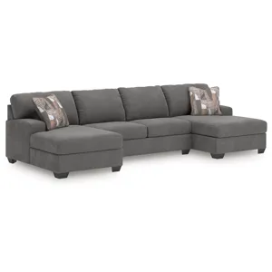 Seyler Lane 3-Piece Sleeper Sectional with Double Chaise