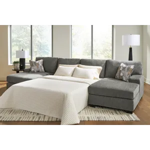 Clarington 3-Piece Sleeper Sectional with Double Chaise