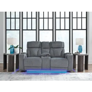 Studio Cave Power Reclining Loveseat with Console