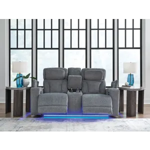 Studio Cave Power Reclining Loveseat with Console