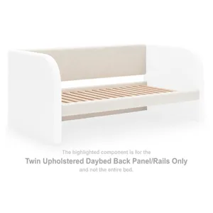 Arloster Twin Upholstered Daybed Panel/Rails/Slats
