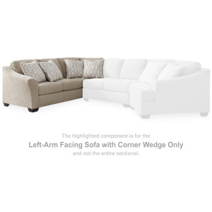 Brogan Bay Left-Arm Facing Sofa with Corner Wedge