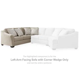 Brogan Bay Left-Arm Facing Sofa with Corner Wedge