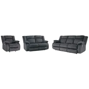 Burkner Power Reclining Sofa, Loveseat and Recliner