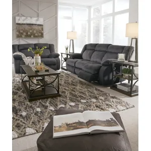 Burkner Reclining Sofa and Loveseat