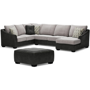 Bilgray 3-Piece Sectional with Ottoman