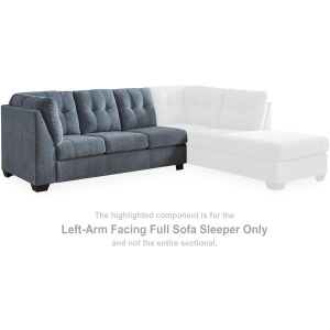 Marleton Left-Arm Facing Full Sofa Sleeper