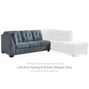 Marleton Left-Arm Facing Full Sofa Sleeper