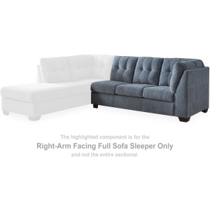 Marleton Right-Arm Facing Full Sofa Sleeper