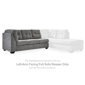 Marleton Left-Arm Facing Full Sofa Sleeper