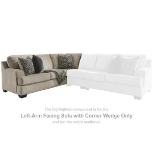Bovarian Left-Arm Facing Sofa with Corner Wedge