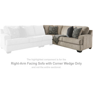 Bovarian Right-Arm Facing Sofa with Corner Wedge