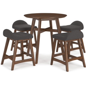 Lyncott 5 PC Counter Height Dining Set