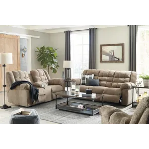 Workhorse Reclining Sofa, Loveseat and Recliner